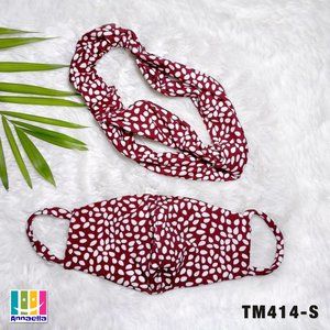 Annaella Headband / Turban & Face Mask Set, TM414S